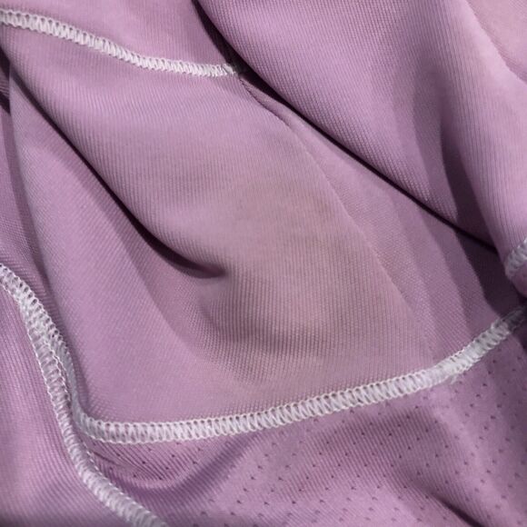 Under Armour Golf Polo Womens M Pink Fitted Mesh Lightweight - Picture 9 of 9